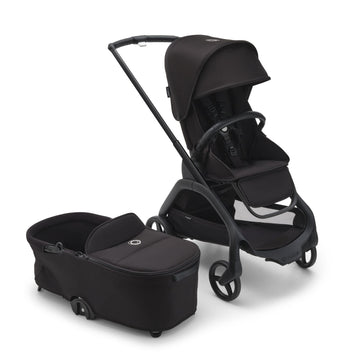 Bugaboo Dragonfly City Stroller with Full-Size Baby Bassinet and Toddler Seat, One Hand Easy Fold in Any Position, Full Suspensi