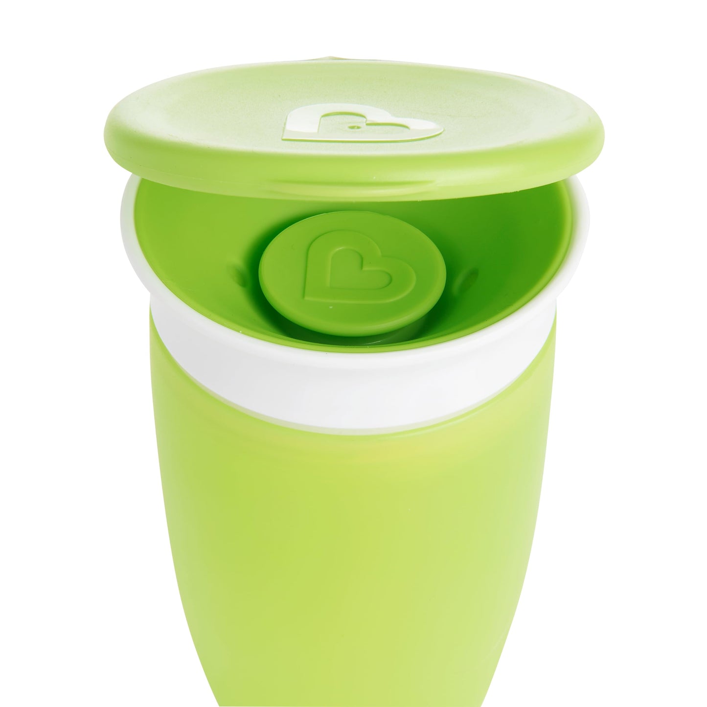 Munchkin Miracle 360 Sippy Cup Lids, 4 Count, Pink/Blue/Green/Purple