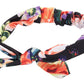Camellia Floral Ruffles Rompers With Headband Summer Swimwear (Small,Orange)