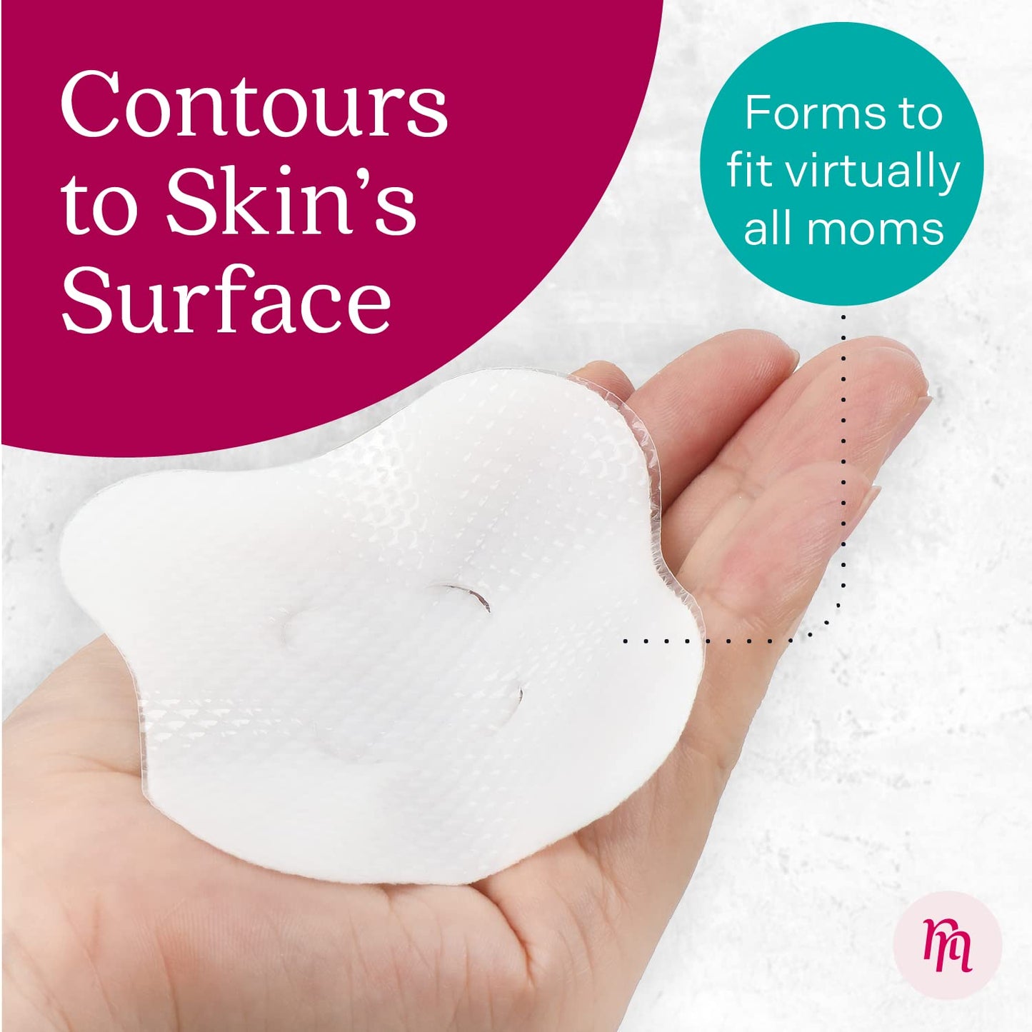 [8 Pads] Hydrogel Pads For Breastfeeding Soreness Support - Immediate Relief Nipple Gel Soothing Pads - Easy Apply Gel Nipple Pa