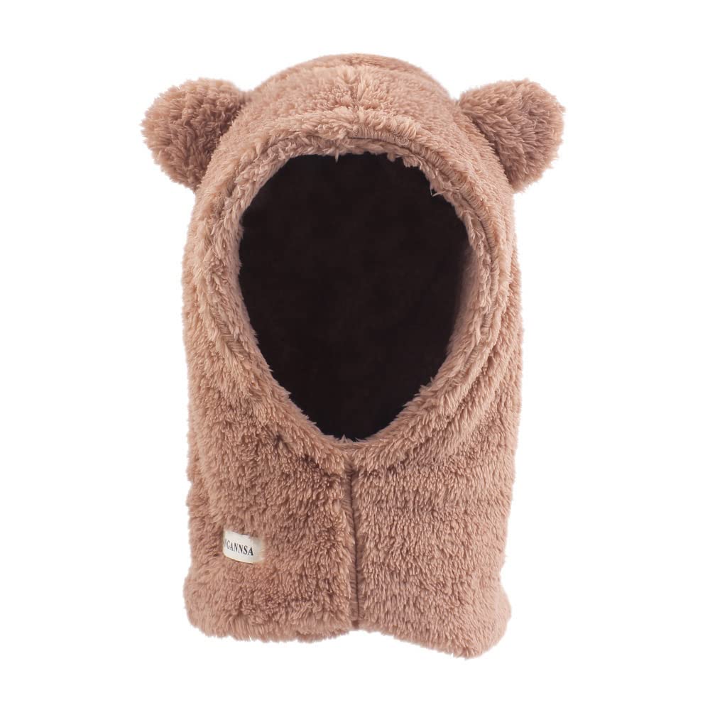 Baby Girls Boys Winter Warm Scarf Hat Kids Thick Earflap Hood Cap With – Cutebab WBCBBB07H69G7F3