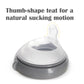 Haakaa Gen.3 Natural Glass Baby Bottle Set 4.2Oz & 6Oz - Wide Neck Anti-Colic Slow Varibale Flow Nipple, 0M+ 3M+ 6M+ Breastfed B