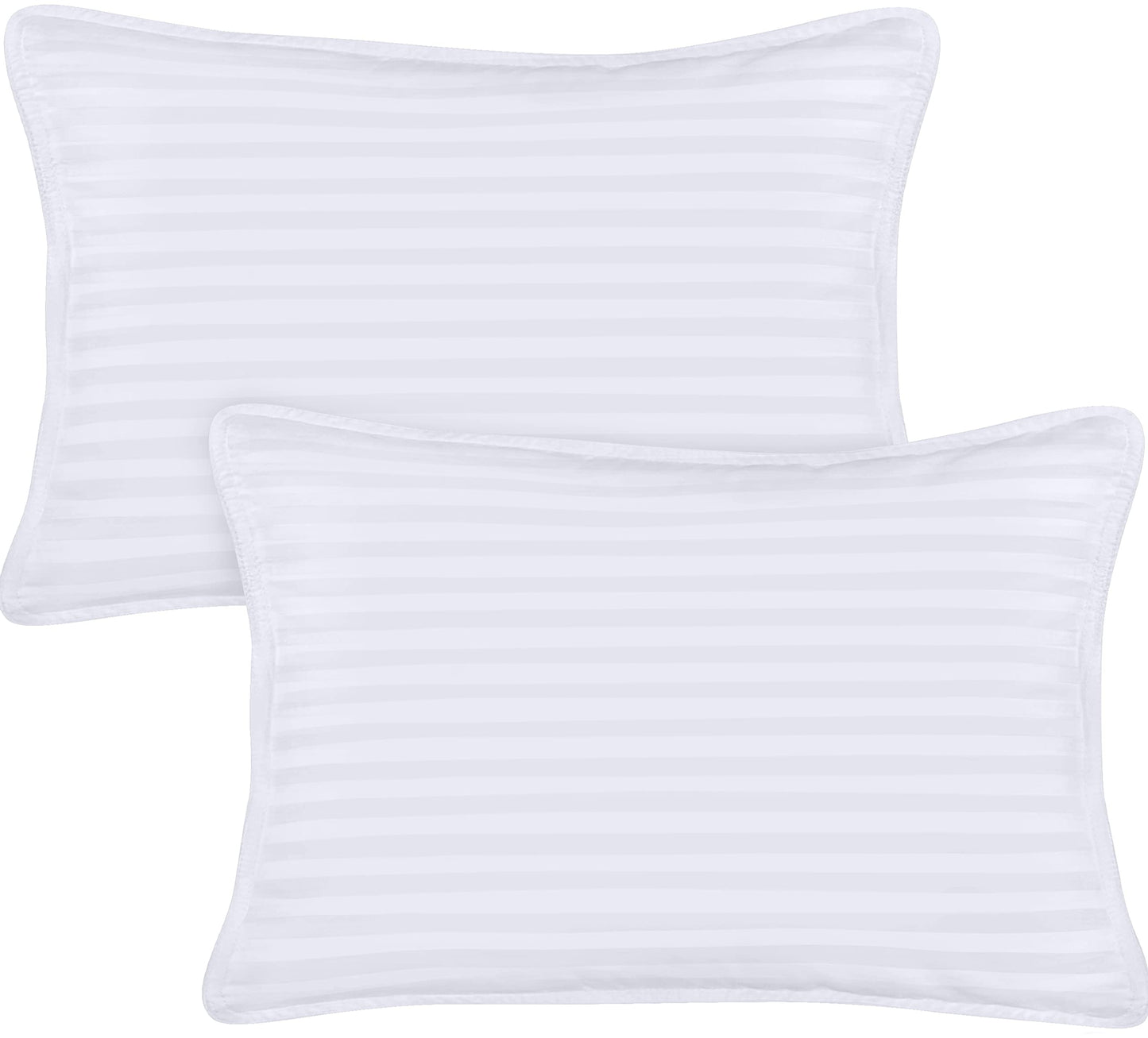 Utopia Bedding Toddler Pillow (White, 2 Pack), 12X20 Small Kids Pillow For Sleeping, Soft And Breathable Cotton Blend Shell, Ide