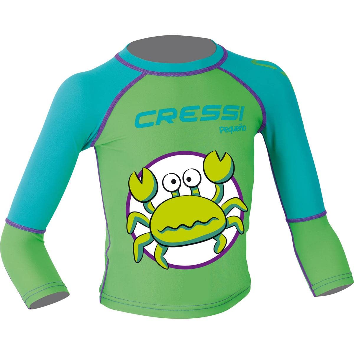 Cressi Pequeno Rash Guard Girl, Starfish, Xl (6T-7T)
