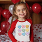 Toddler Girls T-Shirt Valentine'S Day Shirt You Are Worthy Loved Heart Tops Kids Long Sleeve Baby Girl Tees 5T