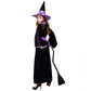 Dsplay Girl'S The Glamour Witch Dress Halloween Costumes (7-9Y, Purple)