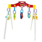 Qamanta Plastic Play Gym For Kids Hanging Toys For Baby Fitness Rack Toys Activity For Baby | 3 In 1 Multiactivity With Soft Mus
