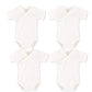 Baby Boys Girls Short Sleeves Kimono Clothes Cotton Baby Side-Snap Bodysuit Pack Of Baby Layette Set (0-3 Months)