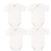 Baby Boys Girls Short Sleeves Kimono Clothes Cotton Baby Side-Snap Bodysuit Pack Of Baby Layette Set (0-3 Months)