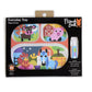 French Bull 11' Kids Everyday Tray - Divided Tray And Spoon Set, Farm Animals (74411)