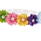 Patiky, Baby Girls Rainbow Flower Headband Hair Band Accessories Ts-Fd03 (Satin Flower), One Size