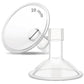 Maymom MyFit Crater Series 20 mm Two-Piece Design Small Breastshield Compatible with Medela Breast Pump Parts; Replace Medela Sh