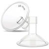 Maymom MyFit Crater Series 20 mm Two-Piece Design Small Breastshield Compatible with Medela Breast Pump Parts; Replace Medela Sh