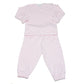 Kissy Kissy - Simple Stripes Ls Tee And Pants - Pink-0-3Mos