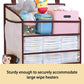 Wishjazz Xl Hanging Diaper Caddy Organizer For Changing Table, Crib, Playard, Wall, Reinforced 3-Tier Diaper Caddy With Mesh Poc