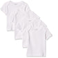 Hanes Ultimate Baby Flexy 4 Pack Short Sleeve Crew Tees, Diamond White, 6-12M
