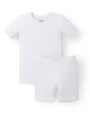 Avauma Newborn Baby Little Boys Girls Snug-Fit Pajamas Summer Short Sets Pjs Kids Clothes (Xs/White)