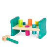 B. toys - Wooden Shape Sorter - Pounding Bench For Shape Sorting - 6 Pegs & Toy Hammer - Classic Toys For Toddlers, Kids - 2 Yea