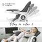 Sweety Fox Baby High Chair Adjustable To 7 Different Heights - Darkgrey Baby Chair - Silla Para Comer De Bebe - Foldable High Ch