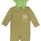 Star Wars The Mandalorian The Child Infant Baby Boys Zip Up Cosplay Costume Coverall Green 6-12 Months