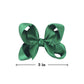 3 Inch Satin Bow For Little Girls - 2 Pcs (Green)