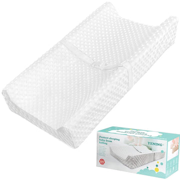 YENING Soft Baby Changing Pad for Dresser Diaper Changing Table Mattress with Cover for Babies and Toddlers Waterproof White