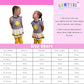 Lukycild Baby Girls Summer Clothes Casual Clothing Suit Short Sleeve Striped T-Shirt +Pants