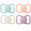 Mam Air Matte Pacifiers, For Sensitive Skin, 6+ Months, Best Pacifier For Breastfed Babies, Girl Pacifiers, 6-16, 4 Count