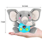 Aitbay Plush Elephant Music Baby Toys 0 3 6 9 12 Months, Cute Stuffed Aminal Light Up Baby Toys Newborn Baby Musical Toys for In