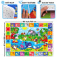 Quokka Giant Baby Play Mat For Floor - 112X80 In Plush Abc Nursery Rug For Toddlers & Infants - Large Padded Non-Slip Surface Fo