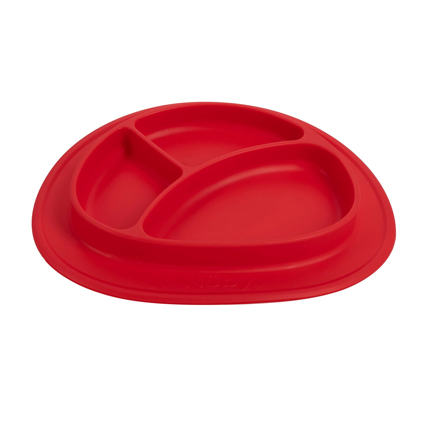 Nuby Silicone Sure Grip Miracle Mat, Fits Most High Chairs, 6 M+, Red