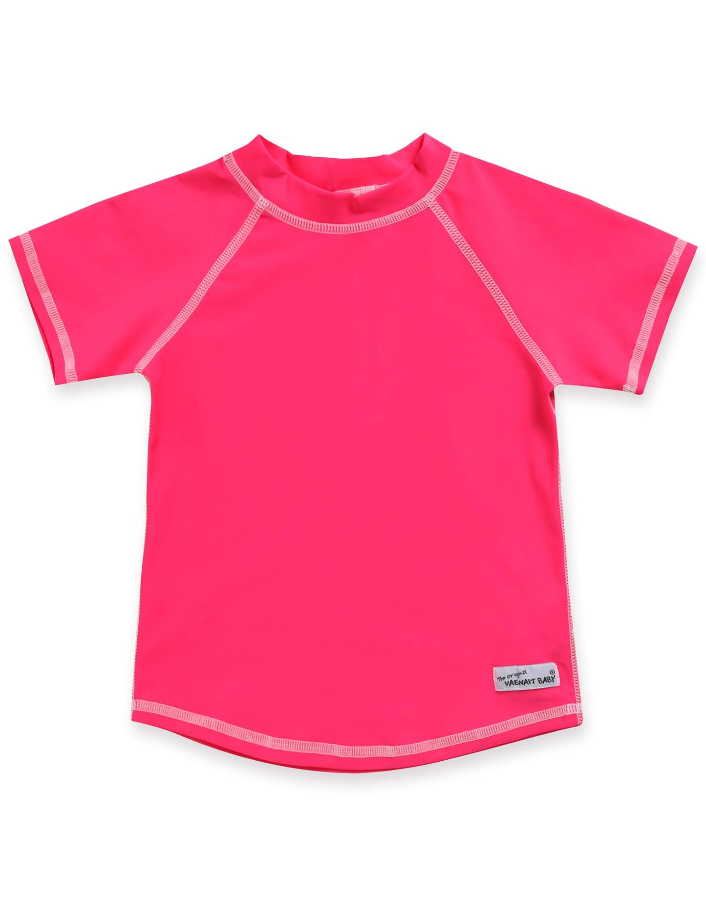 Vaenait Baby Infant & Kids Sun Protection Rashguard Short Sleeve Swim Shirt Oasis Hotpink M