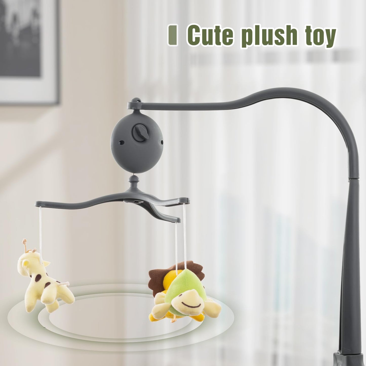 Soobaby 5 In 1 Infant Newborn Baby Crib,Baby Bassinet Bedside Cribs,Pack And Play And Changing Table,Portable & Music Box,Portab