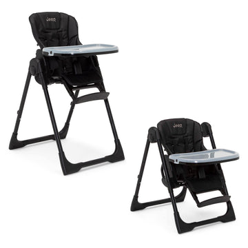 Jeep By Delta Children Classic Convertible 2-In-1 High Chair For Babies And Toddlers With Adjustable Height, Recline & Footrest