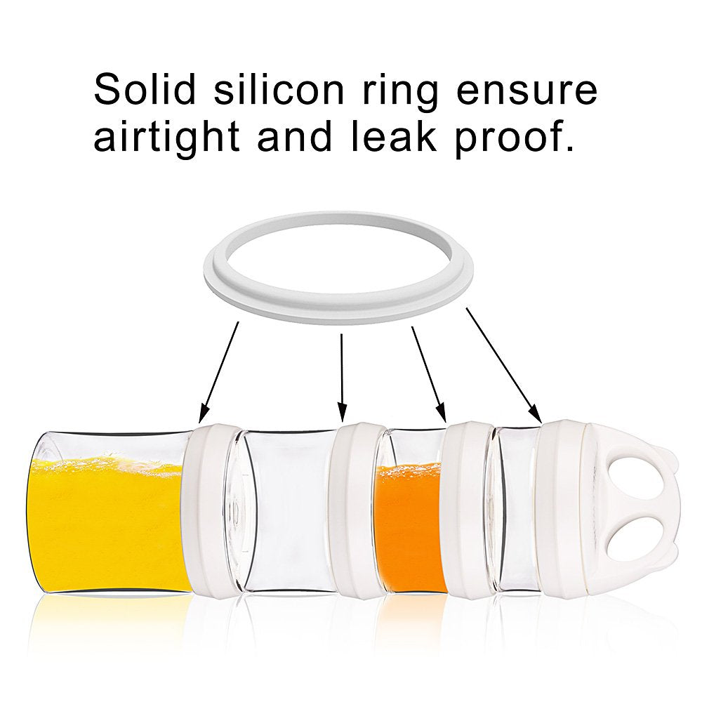 Benelabel Stackable Food Storage Containers With Twist Lock System - Bpa-Free Tritan Containers For Travel, Formula, Protein Pow