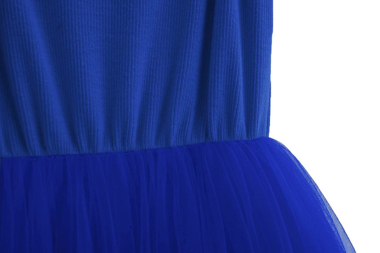 Lyxiof Toddler Tutu Dress Baby Girls Tulle Sleeveless Princess Party Sundress Royal Blue 2 Years