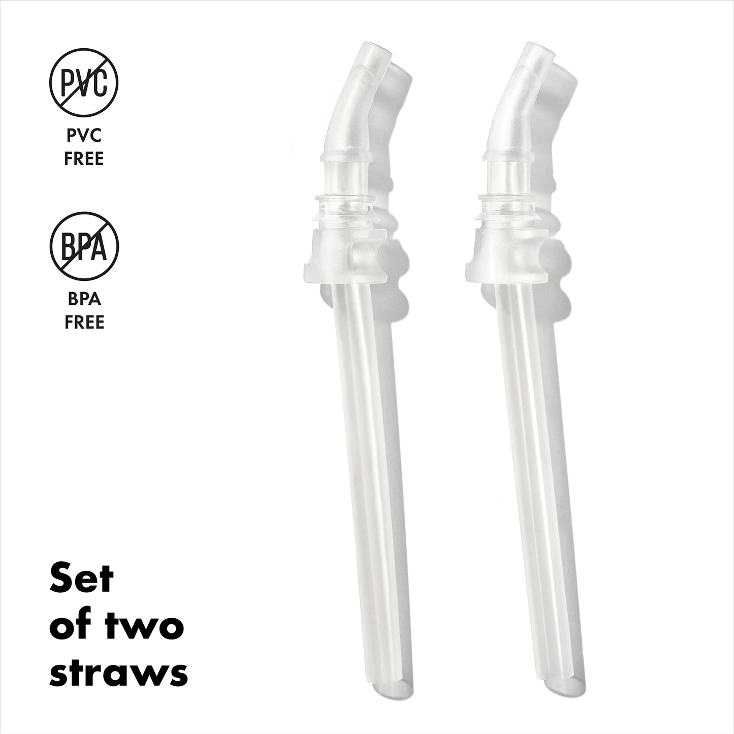 Oxo Tot Adventure Water Bottle 12 Oz Replacement Straw - 2 Count (Pack Of 1)
