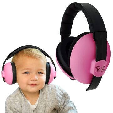 Friday 7Care Baby Ear Protection Noise Cancelling Headphones For Ages 0-24 Months, Pink