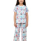 The Mom Store Baby/Kids Pajama Nightsuit Set | Comfortable Cotton Printed Sleepwear | Unisex Trendy TShirt And Pyjama Set | Sof
