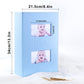 Ywlake Baby Boy Photo Album 4X6 300 Pocket Pictures, Leather Cover Newborn Shower Boy Bebe Album Holds 300 Horizontal Pictures B