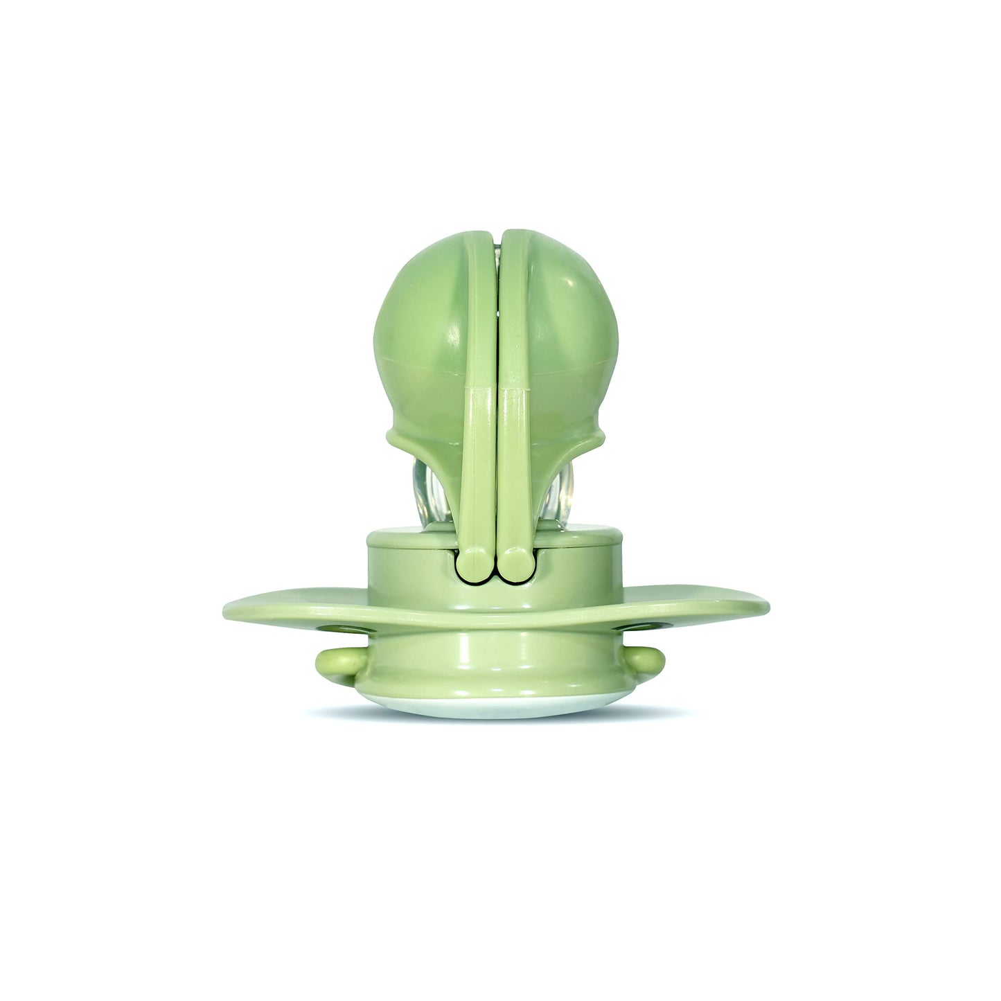 Razbaby Keep-It-Kleen Baby Pacifier 2-Pack Closes When Dropped - Bpa-Free Silicone Orthodontic Nipple, Ideal For Travel, Nipple