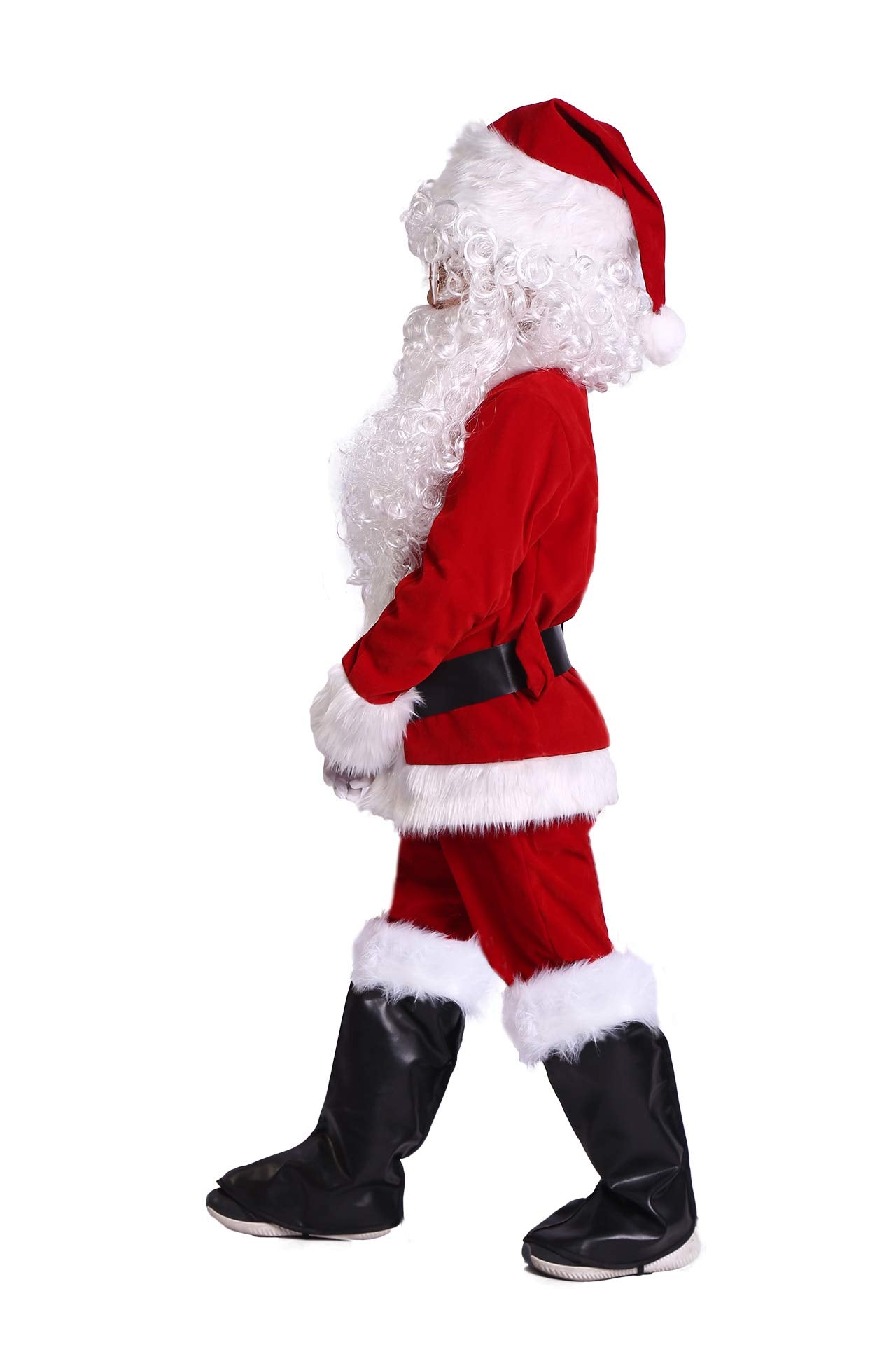 Takuvan Complete Christmas Boys 10Pcs Santa Suit Children Halloween Costume Xs Red