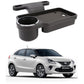 Oshotto (FT04) Foldable Car Auto Headrest Rear Back Seat Table Drink Food Cup Tray Holder Compatible with Toyota Glanza  Black