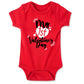 Cheerilulu My 1St Valentine Day Newborn Baby Boys Bodysuits Girls Unisex Cute Funny Infant Romper 0-6 Months