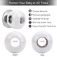 Baby Safety Door Knob Covers 6 Pack Baby Safety Door Handle Protector Child Proof Door Knobs Door Safety For Kids Universal Fit