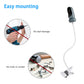 Okemeeo Baby Monitor Mount For Owlet Cam 2, Owlet Cam Smart Baby Monitor,Owlet Duo And Arlo Cameras(15.7In Gooseneck Clip)