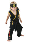 Cobra Kai Toddler Costume | Karate Kid Outfit Includes Sleeveless Karate Gi Shirt, Pants, Headband, And Belt 2T