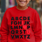Mrocioa Valentine'S Day Outfit Alphabet Abc I Love U Shirt Toddler Boys Sweatshirt Kids Long Sleeve Tops Red 5 6 Years