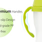 Baby Bottle Handles For Comotomo 5 Ounce & 8 Ounce Silicone Baby Bottles, Compatible Comotomo Bottle Holder For Baby, Pack Of 2,