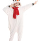 Atoz Onesie For Kids, Animal Pajamas Halloween Cosplay Costume For Girls Boys, Snowman 8-9Y